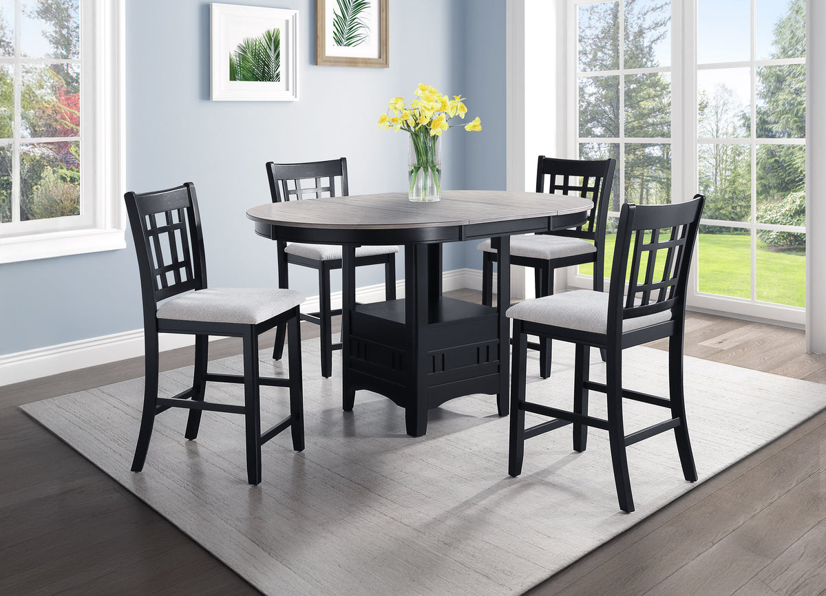 5PC ISABELLA COUNTER HEIGHT DINING SET