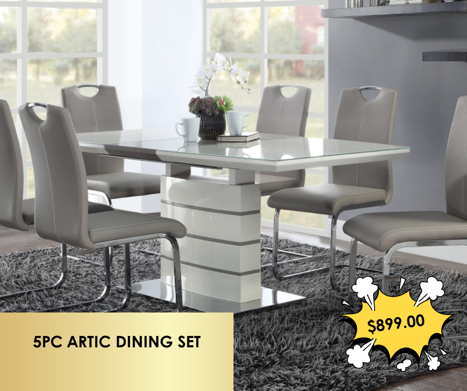 5PC ARTIC DINING SET