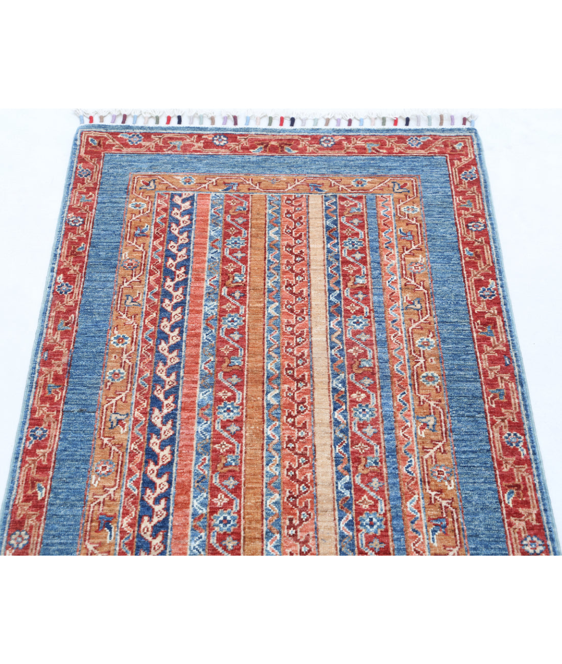 Hand Knotted Shaal Wool Rug - 2'7'' x 3'11'' 2'7'' x 3'11'' (78 X 118) / Multi / Multi