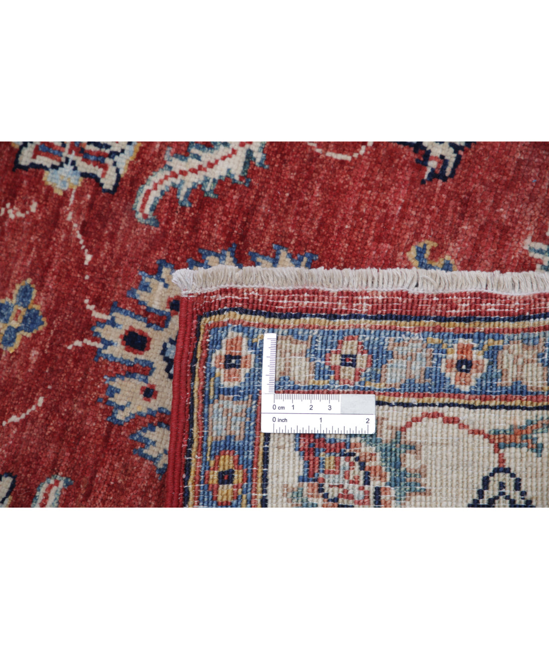 Hand Knotted Ziegler Farhan Wool Rug - 2'7'' x 4'4'' 2'7'' x 4'4'' (78 X 130) / Red / Ivory