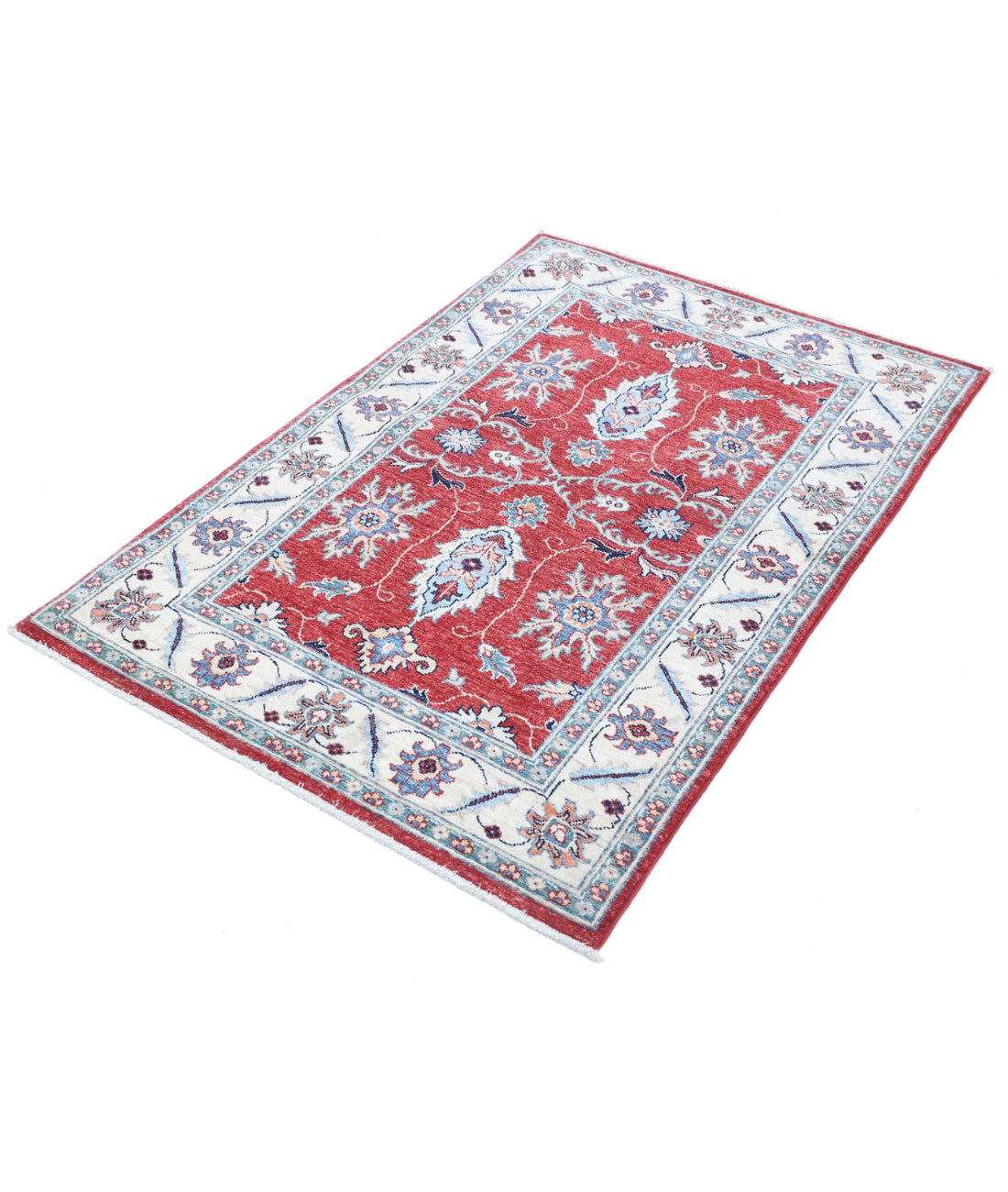 Hand Knotted Ziegler Farhan Wool Rug - 3'1'' x 4'8'' Arteverk Arteverk Rugs