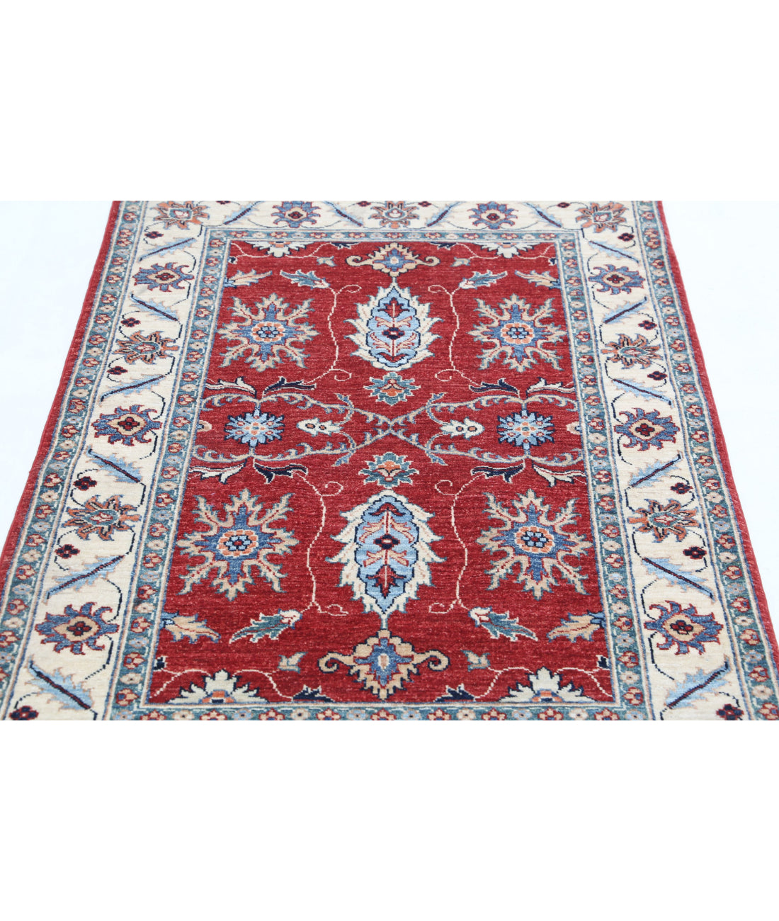 Hand Knotted Ziegler Farhan Wool Rug - 3'1'' x 4'8'' Arteverk Arteverk Rugs