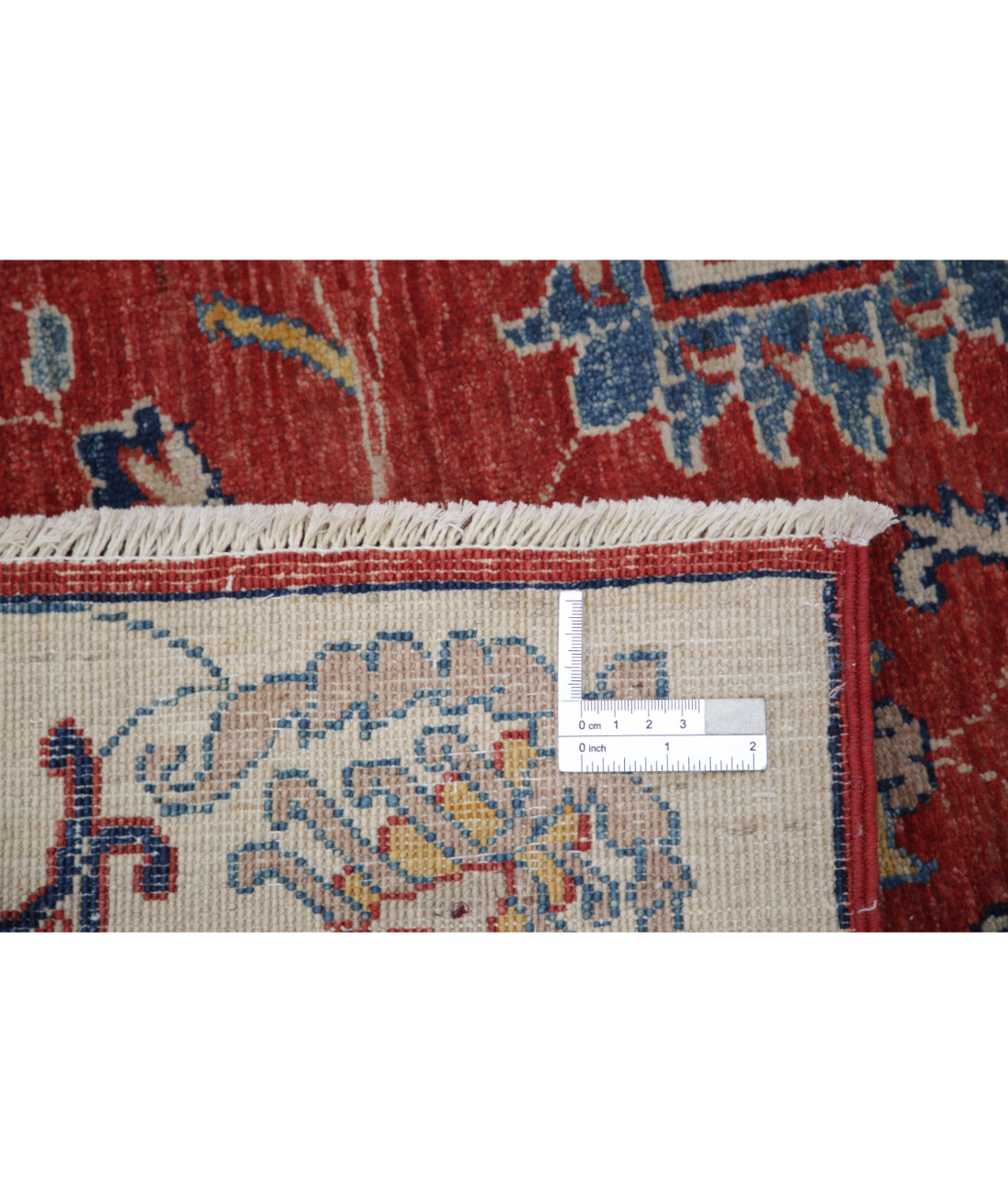 Hand Knotted Ziegler Farhan Wool Rug - 3'1'' x 5'1'' 3'1'' x 5'1'' (93 X 153) / Red / Ivory