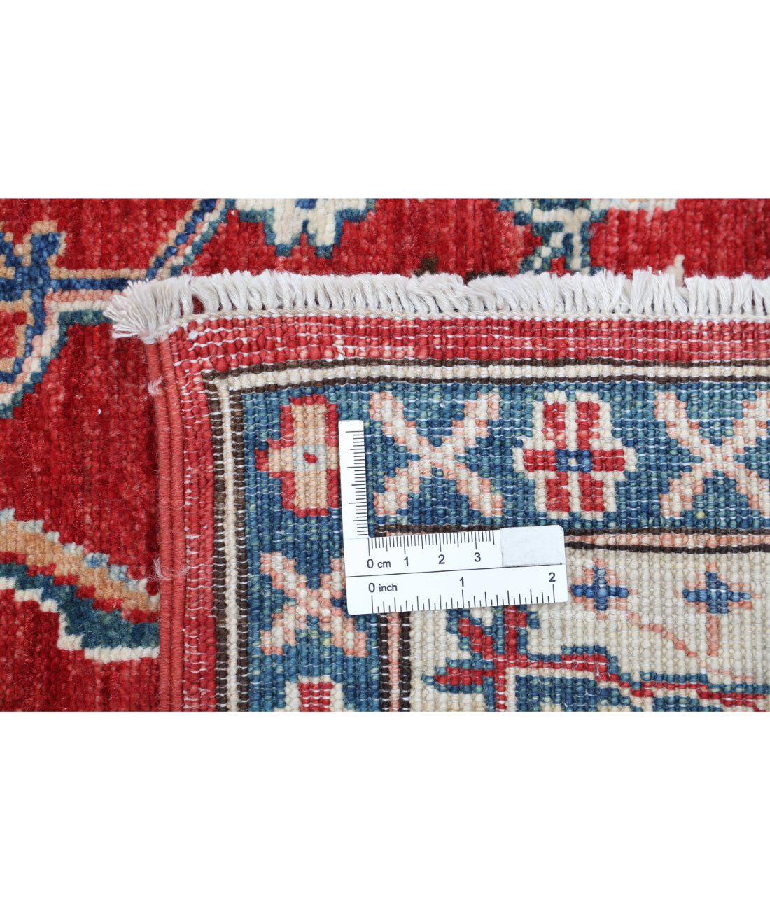 Hand Knotted Ziegler Farhan Wool Rug - 3'1'' x 4'10'' 3'1'' x 4'10'' (93 X 145) / Red / Ivory