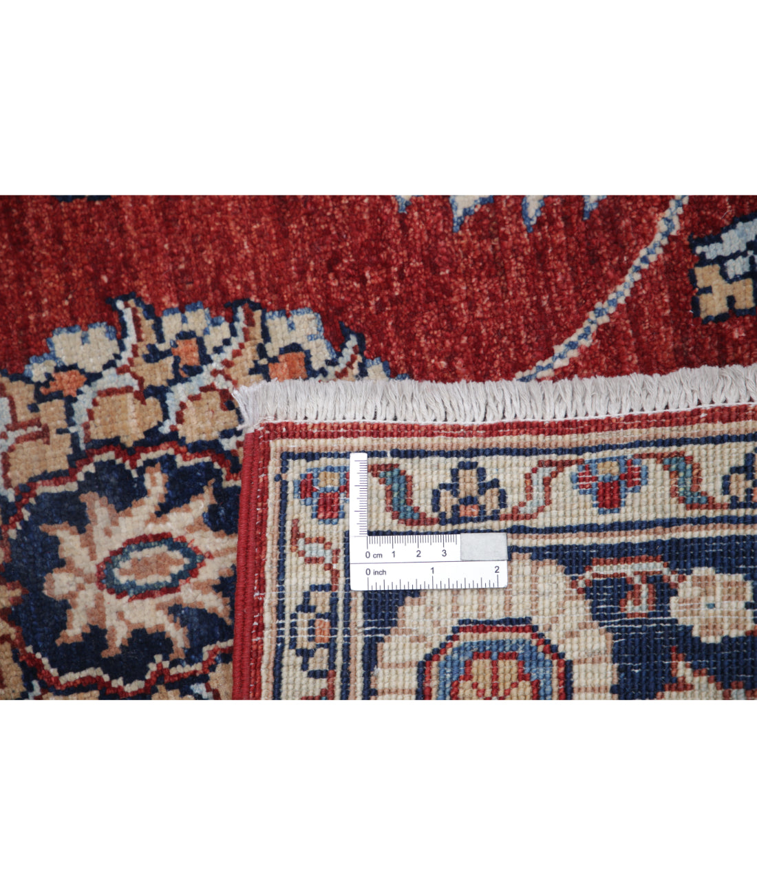 Hand Knotted Ziegler Farhan Wool Rug - 3'2'' x 5'1'' 3'2'' x 5'1'' (95 X 153) / Red / Blue