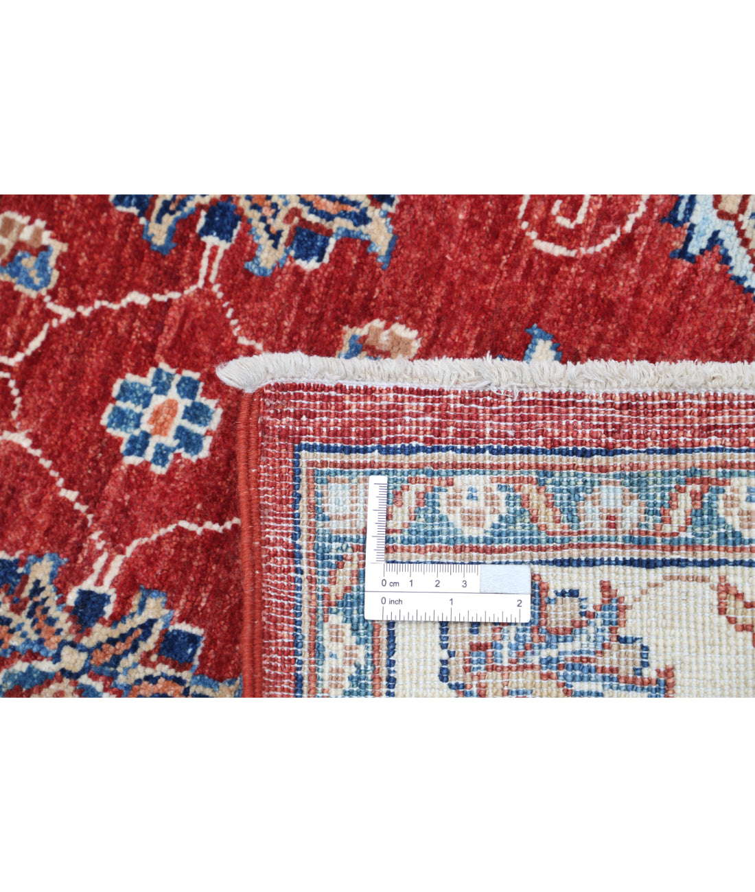 Hand Knotted Ziegler Farhan Wool Rug - 2'9'' x 4'2'' 2'9'' x 4'2'' (83 X 125) / Red / Ivory