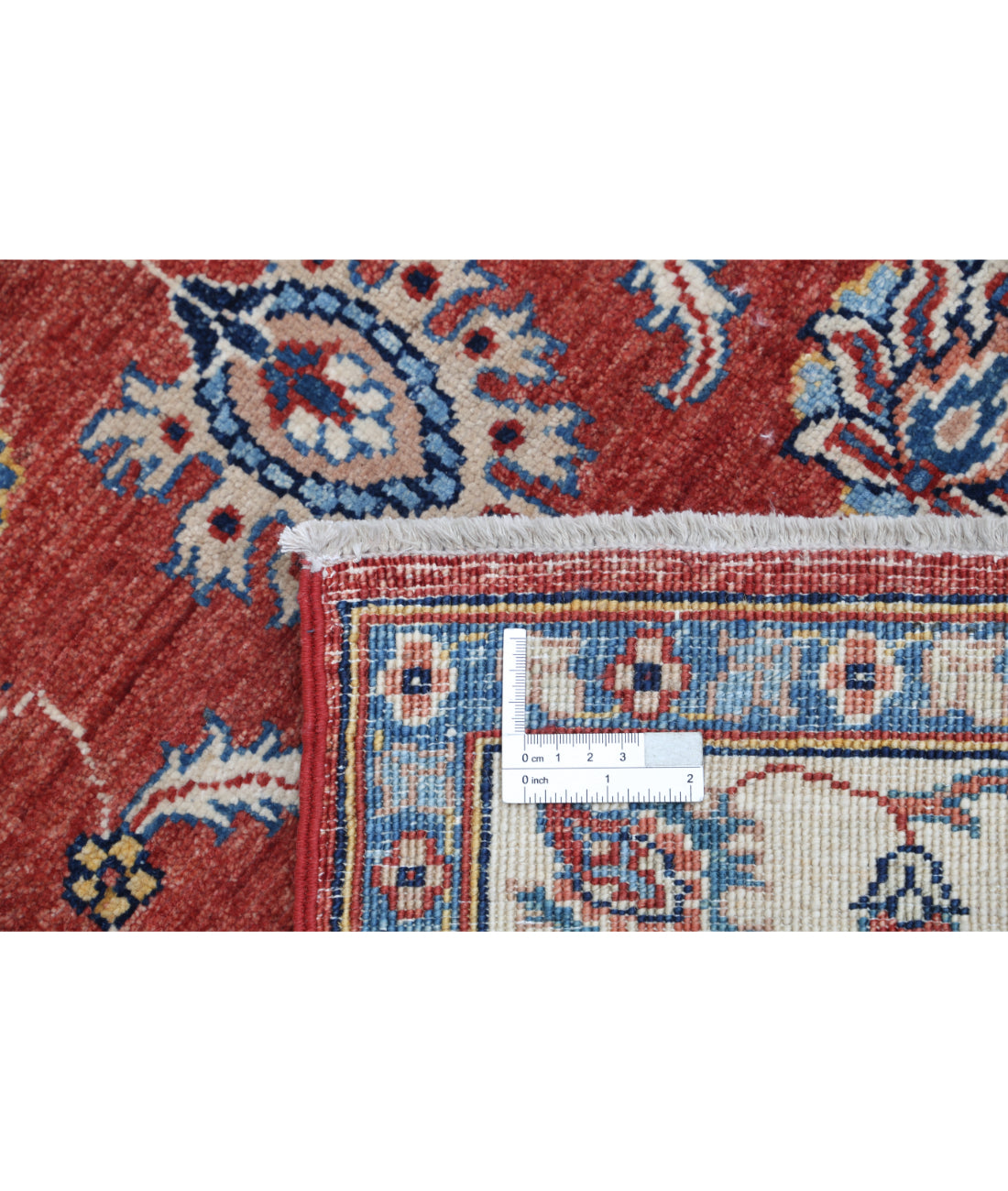 Hand Knotted Ziegler Farhan Wool Rug - 2'7'' x 4'1'' 2'7'' x 4'1'' (78 X 123) / Red / Ivory