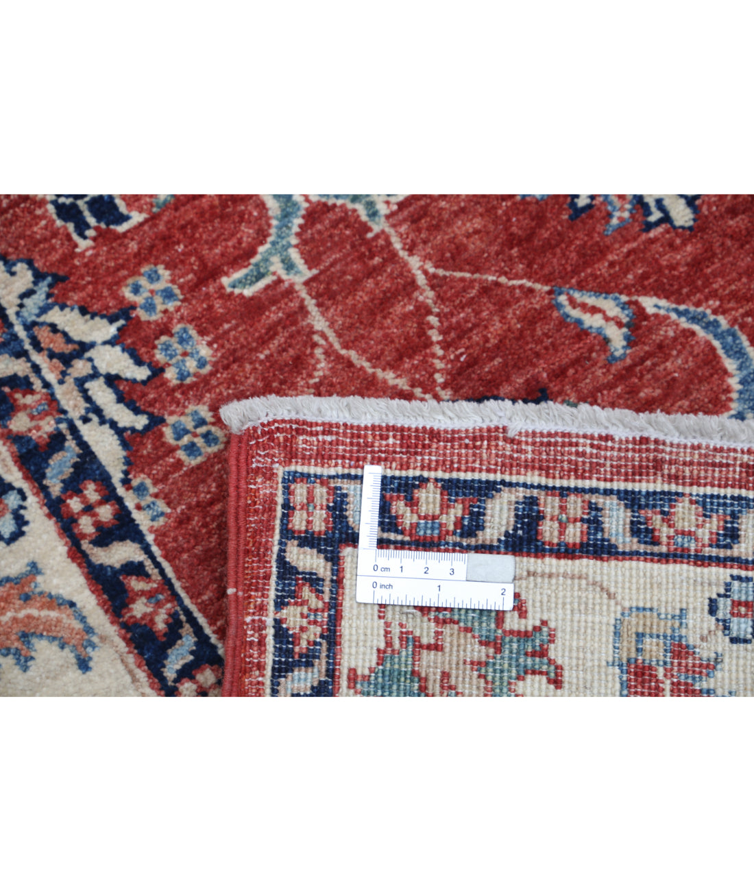 Hand Knotted Ziegler Farhan Wool Rug - 2'8'' x 4'1'' 2'8'' x 4'1'' (80 X 123) / Red / Ivory