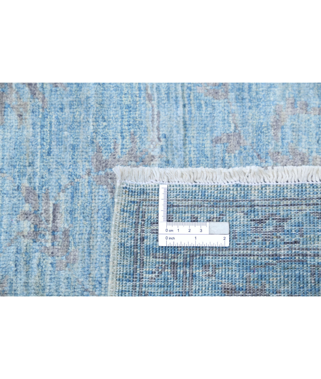 Hand Knotted Serenity Wool Rug - 4'1'' x 5'8'' 4'1'' x 5'8'' (123 X 170) / Blue / Charcoal