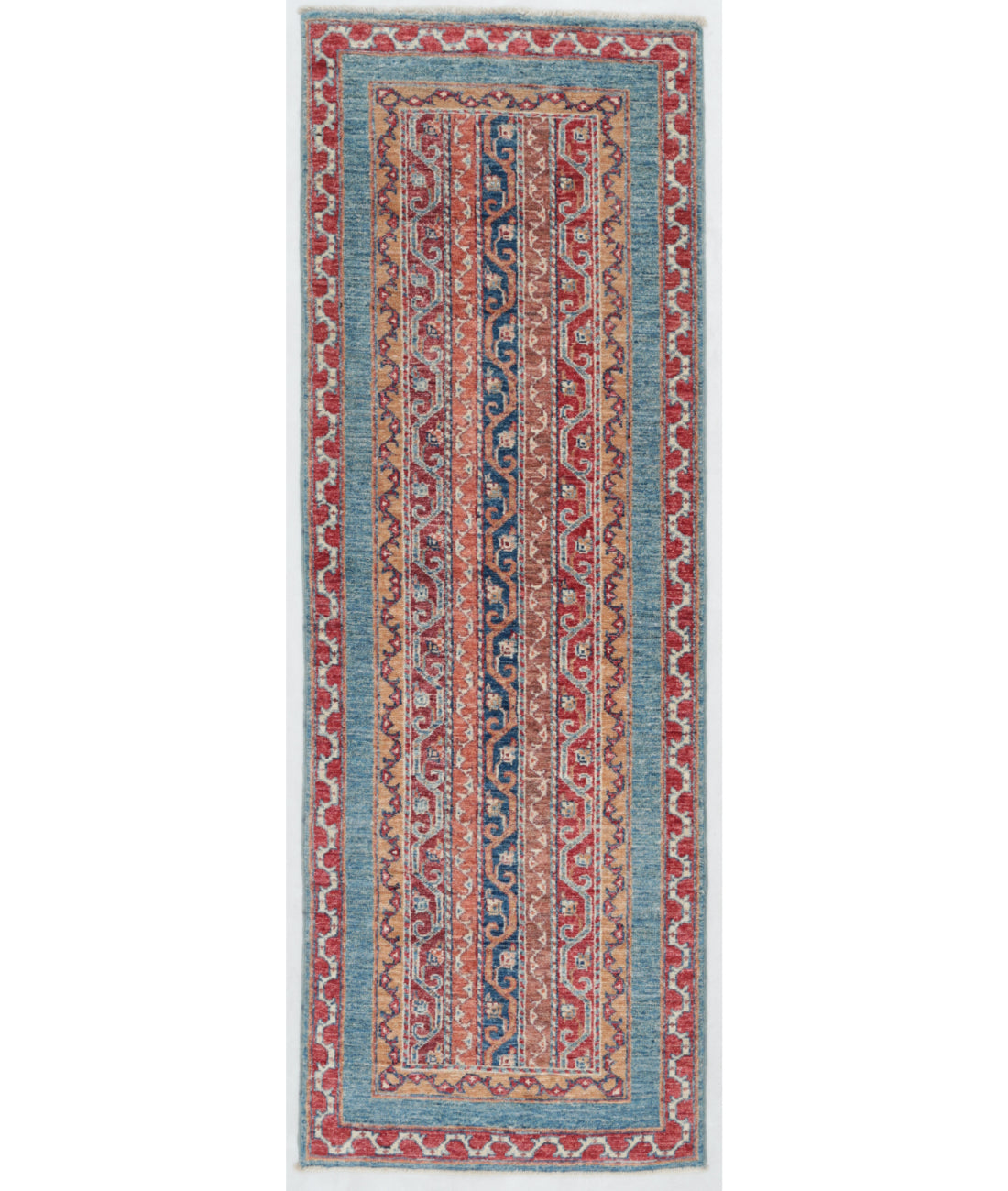 Hand Knotted Shaal Wool Rug - 2&#39;1&#39;&#39; x 5&#39;11&#39;&#39; 2&#39;1&#39;&#39; x 5&#39;11&#39;&#39; (63 X 178) / Multi / Multi