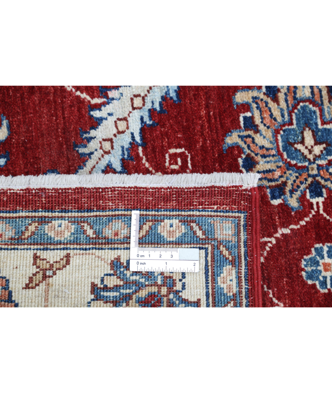 Hand Knotted Ziegler Farhan Wool Rug - 2'9'' x 4'1'' 2'9'' x 4'1'' (83 X 123) / Red / Ivory