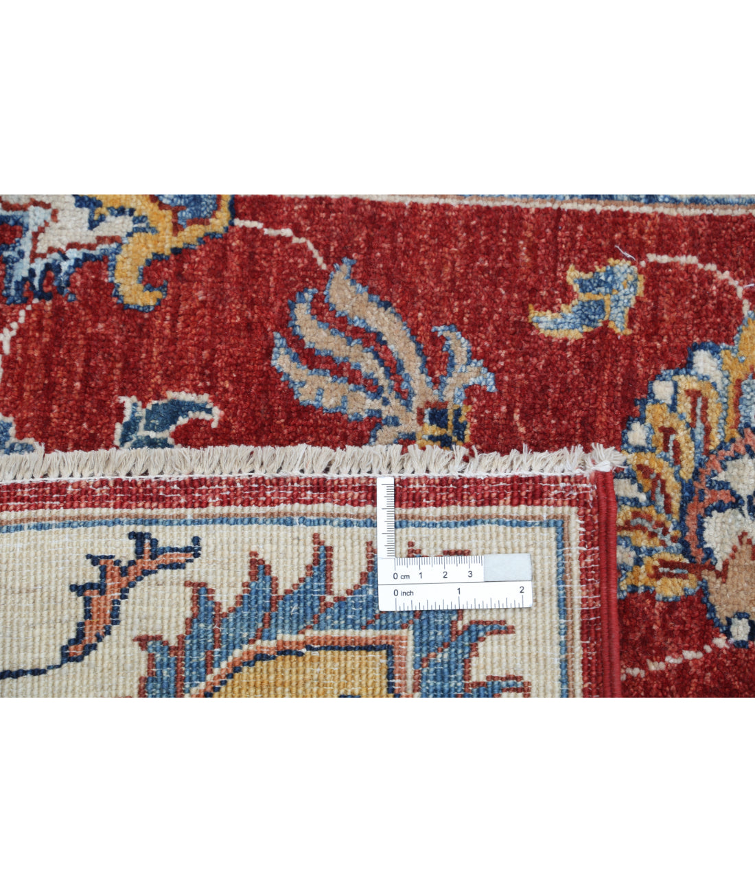 Hand Knotted Ziegler Farhan Wool Rug - 2'9'' x 4'0'' 2'9'' x 4'0'' (83 X 120) / Red / Ivory