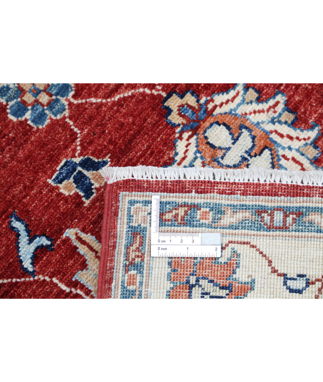 Hand Knotted Ziegler Farhan Wool Rug - 2'9'' x 4'3'' 2'9'' x 4'3'' (83 X 128) / Red / Ivory