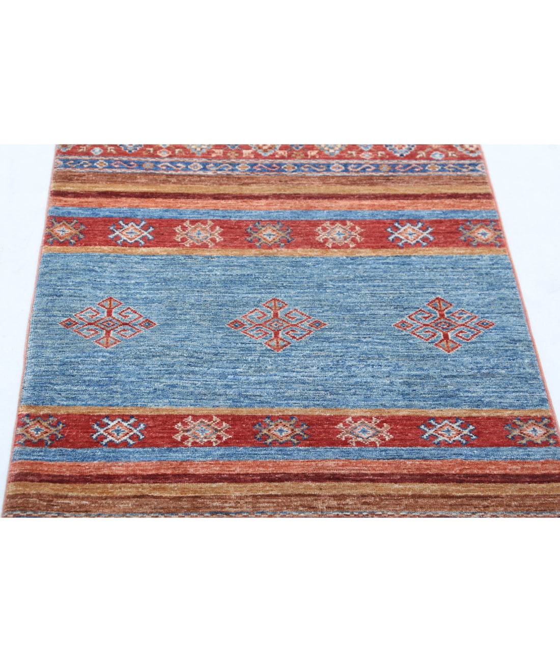 Hand Knotted Khurjeen Wool Rug - 2'7'' x 3'9'' 2'7'' x 3'9'' (78 X 113) / Multi / Multi