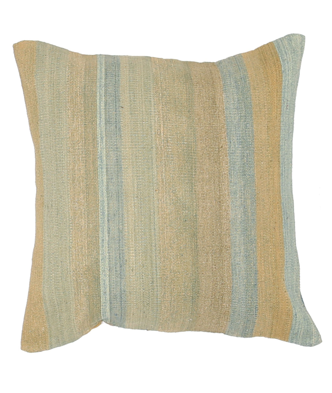 Hand Made Modern Stripe Wool &amp; Cotton Pillow - 2&#39;2&#39;&#39; x 2&#39;2&#39;&#39; 2&#39;2&#39;&#39; x 2&#39;2&#39;&#39; (65 X 65) / Multi / Multi