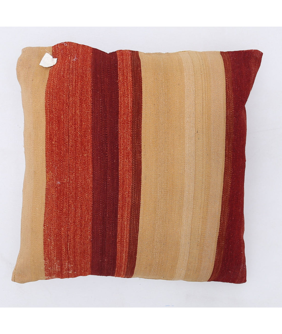 Hand Made Modern Stripe Wool & Cotton Pillow - 2'2'' x 2'2'' 2'2'' x 2'2'' (65 X 65) / Multi / Multi