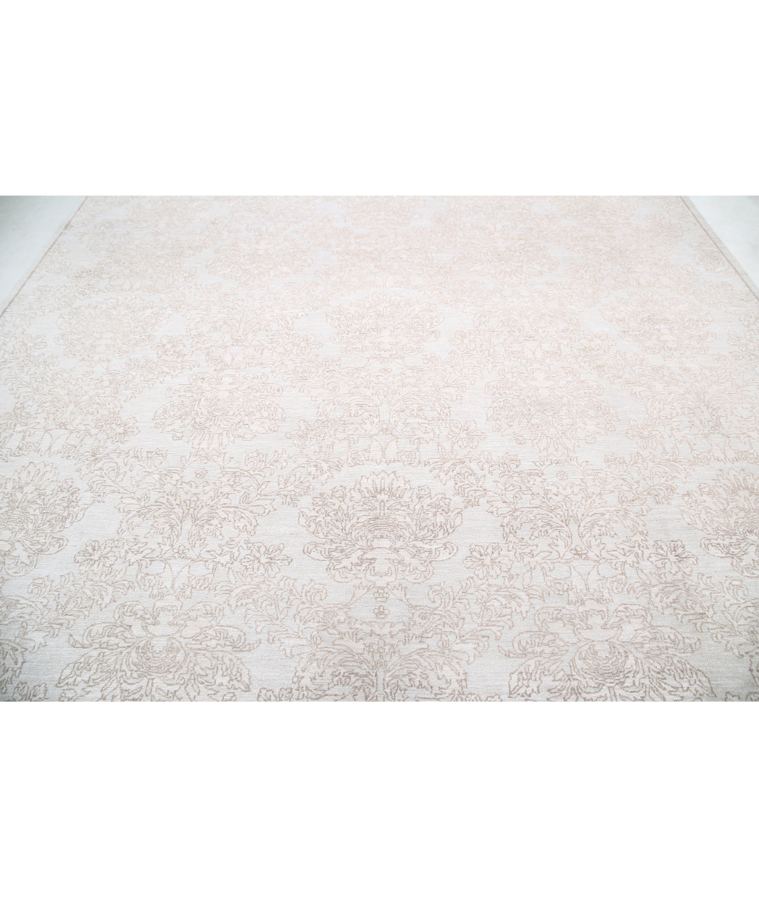 Hand Knotted Artemix Wool Rug - 9'9'' x 12'10'' 9'9'' x 12'10'' (293 X 385) / Grey / Taupe