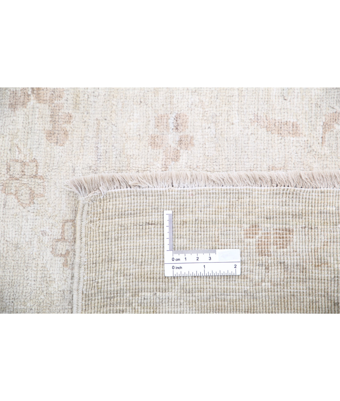 Hand Knotted Artemix Wool Rug - 6'2'' x 8'0'' 6'2'' x 8'0'' (185 X 240) / Ivory / Taupe