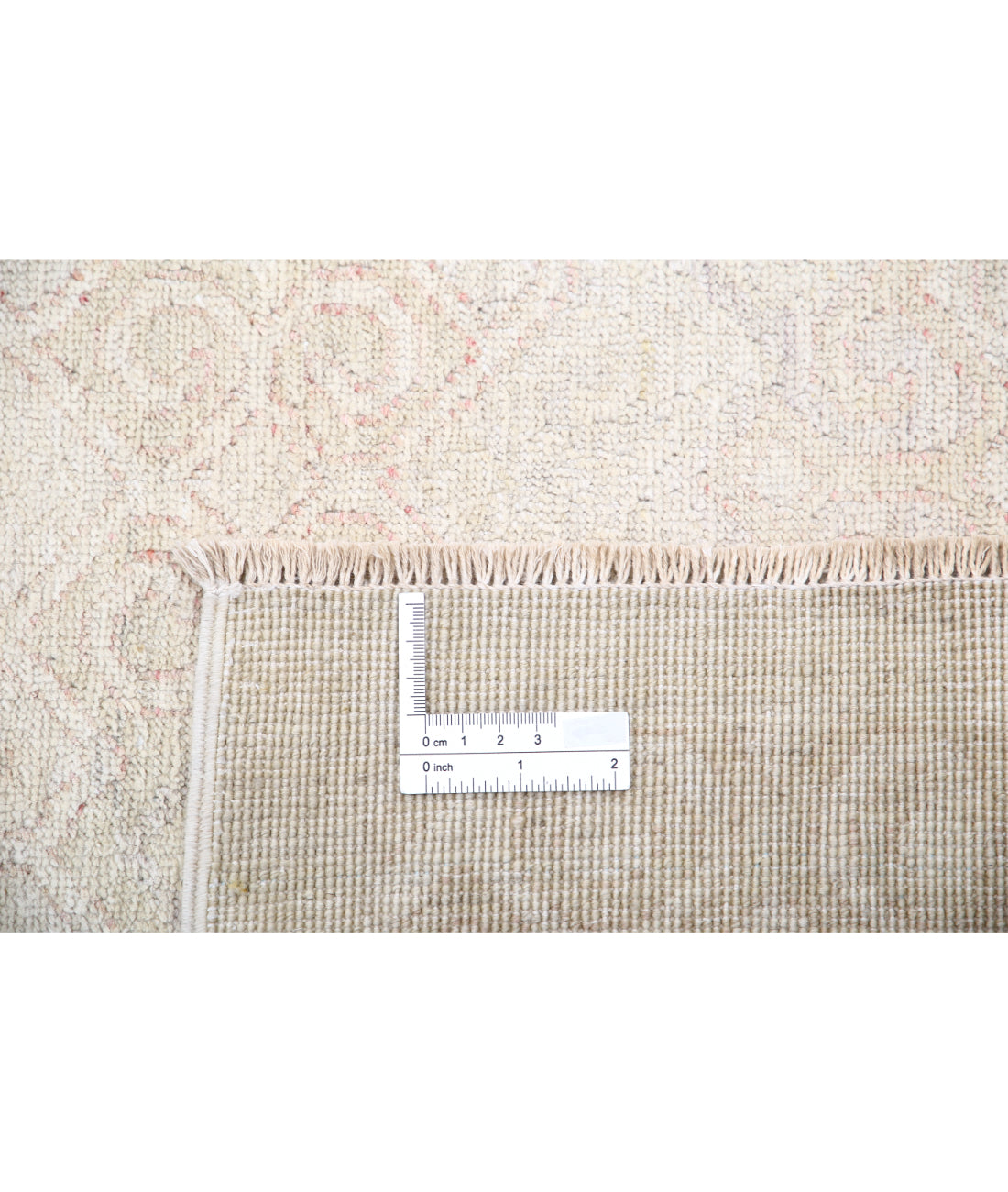 Hand Knotted Artemix Wool Rug - 8'0'' x 9'4'' 8'0'' x 9'4'' (240 X 280) / Ivory / Taupe