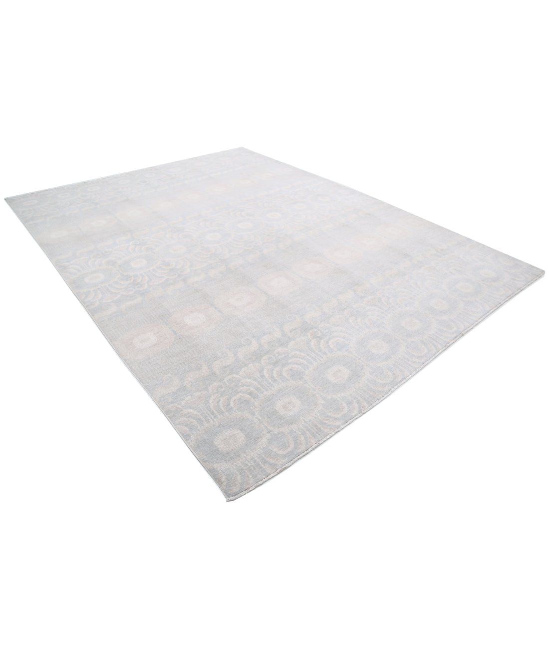 Hand Knotted Artemix Wool Rug - 8'9'' x 11'3'' 8'9'' x 11'3'' (263 X 338) / Grey / Grey