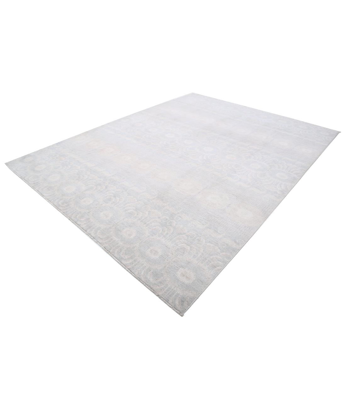 Hand Knotted Artemix Wool Rug - 8'9'' x 11'3'' 8'9'' x 11'3'' (263 X 338) / Grey / Grey