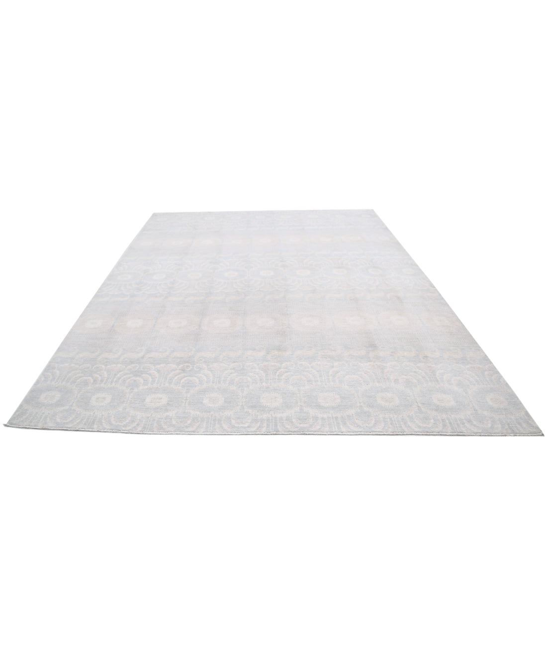 Hand Knotted Artemix Wool Rug - 8'9'' x 11'3'' 8'9'' x 11'3'' (263 X 338) / Grey / Grey