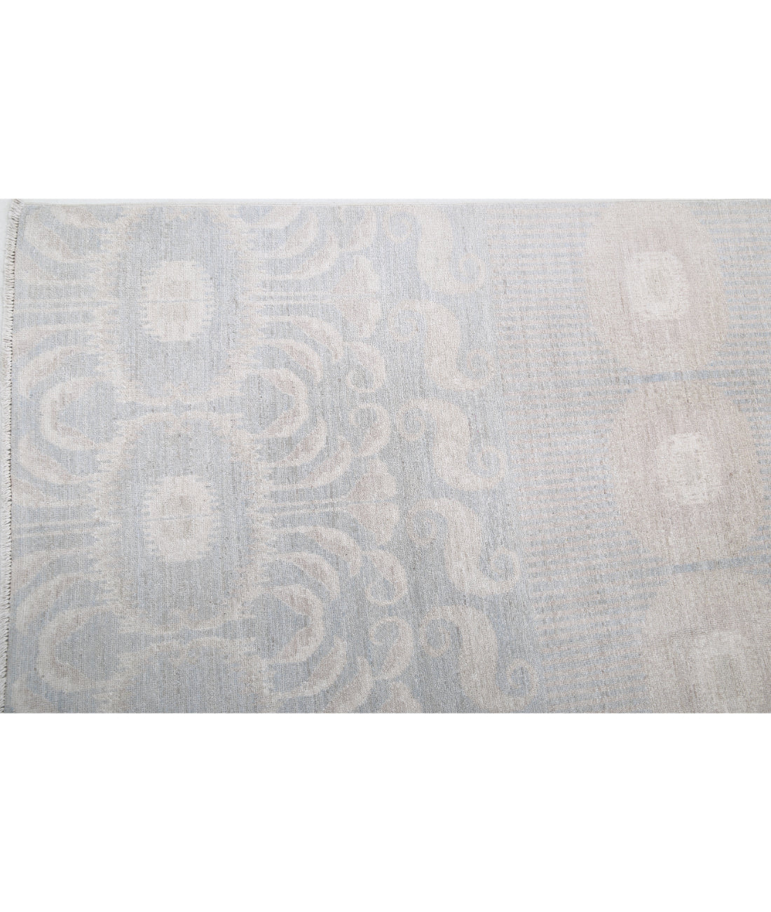 Hand Knotted Artemix Wool Rug - 8'9'' x 11'3'' 8'9'' x 11'3'' (263 X 338) / Grey / Grey