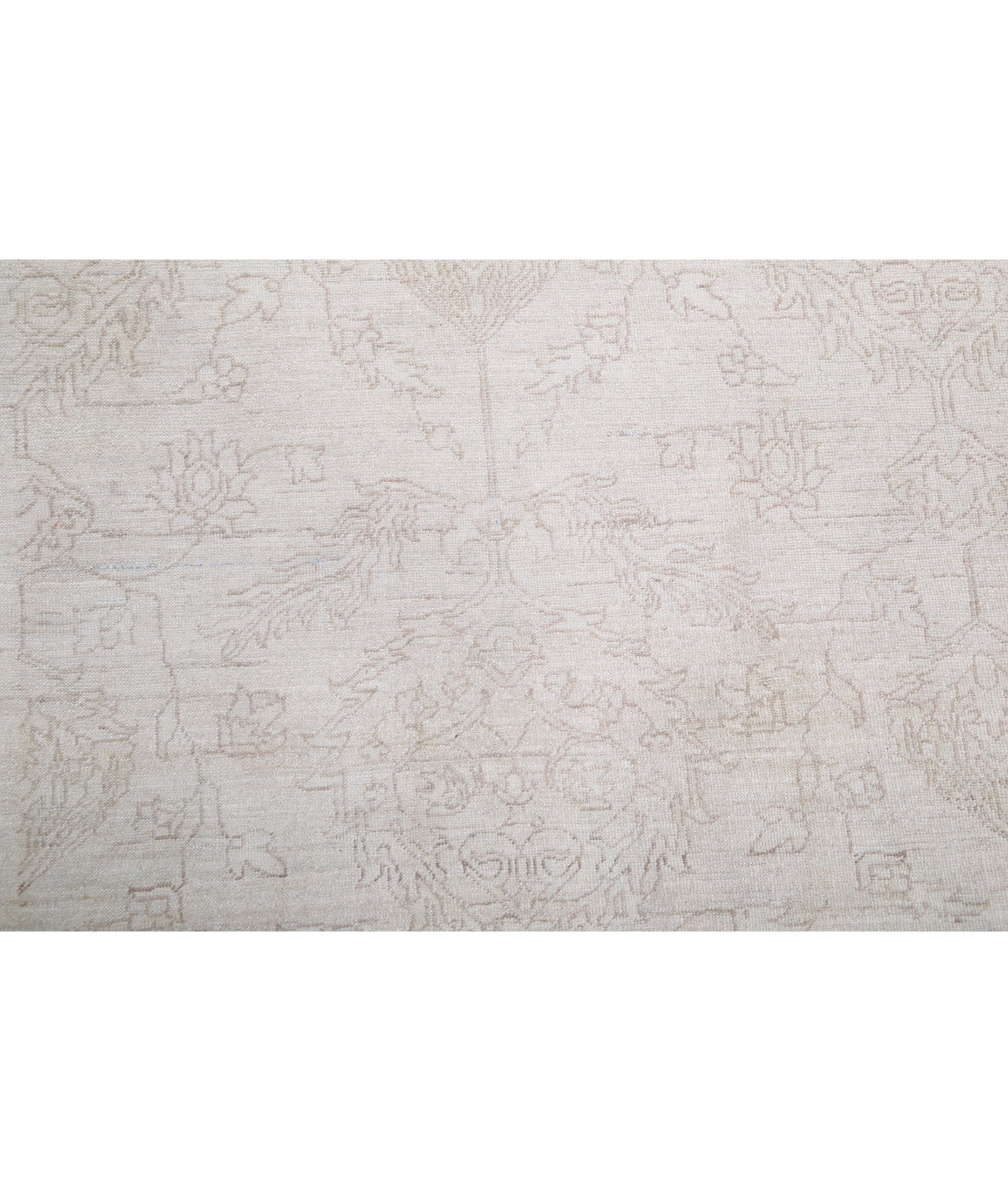 Hand Knotted Artemix Wool Rug - 7'11'' x 9'5'' 7'11'' x 9'5'' (238 X 283) / Ivory / Taupe