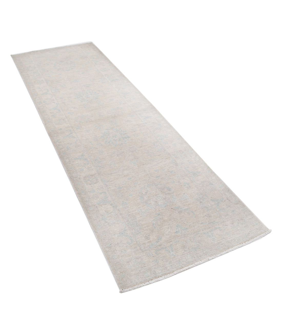 Hand Knotted Serenity Wool Rug - 2'8'' x 8'3'' 2'8'' x 8'3'' (80 X 248) / Brown / Ivory