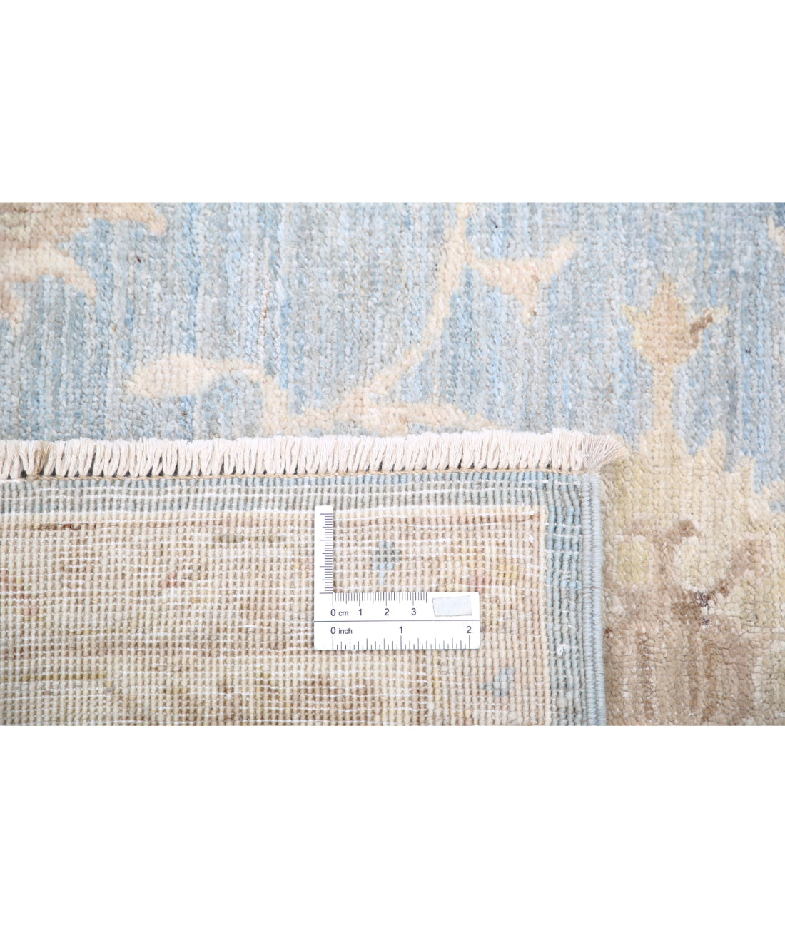 Hand Knotted Serenity Wool Rug - 4'9'' x 6'11'' 4'9'' x 6'11'' (143 X 208) / Blue / Ivory