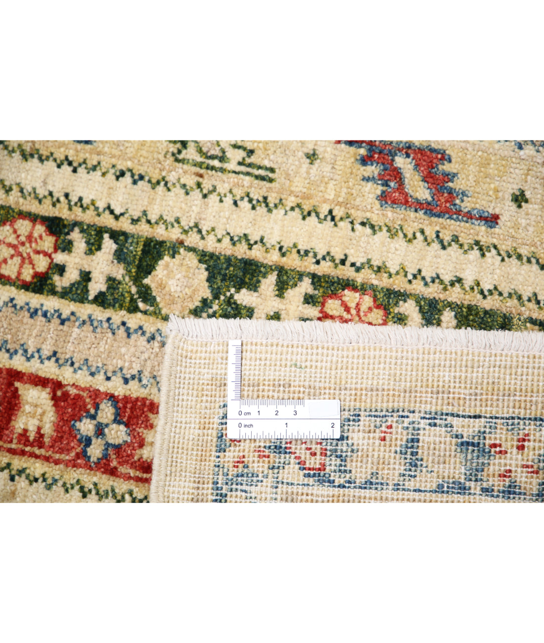 Hand Knotted Shaal Wool Rug - 4'10'' x 6'6'' 4'10'' x 6'6'' (145 X 195) / Ivory / Multi