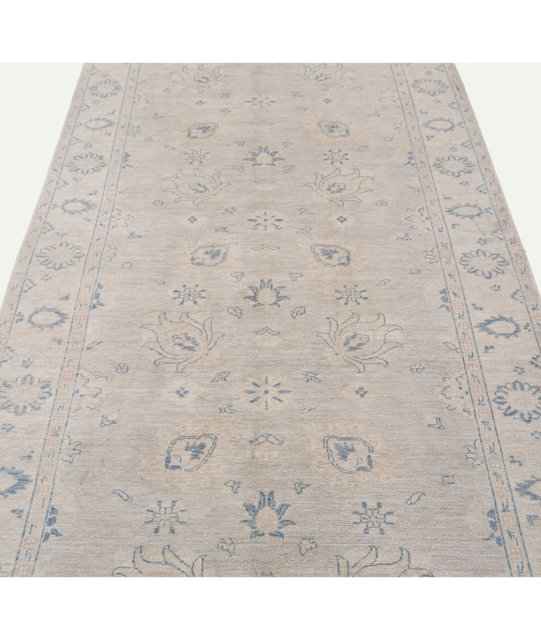 Hand Knotted Serenity Wool Rug - 3'11'' x 13'9'' 3'11'' x 13'9'' (118 X 413) / Brown / Ivory