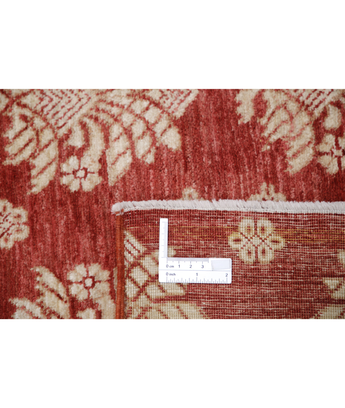 Hand Knotted Ziegler Farhan Wool Rug - 3'2'' x 4'0'' 3'2'' x 4'0'' (95 X 120) / Red / Red