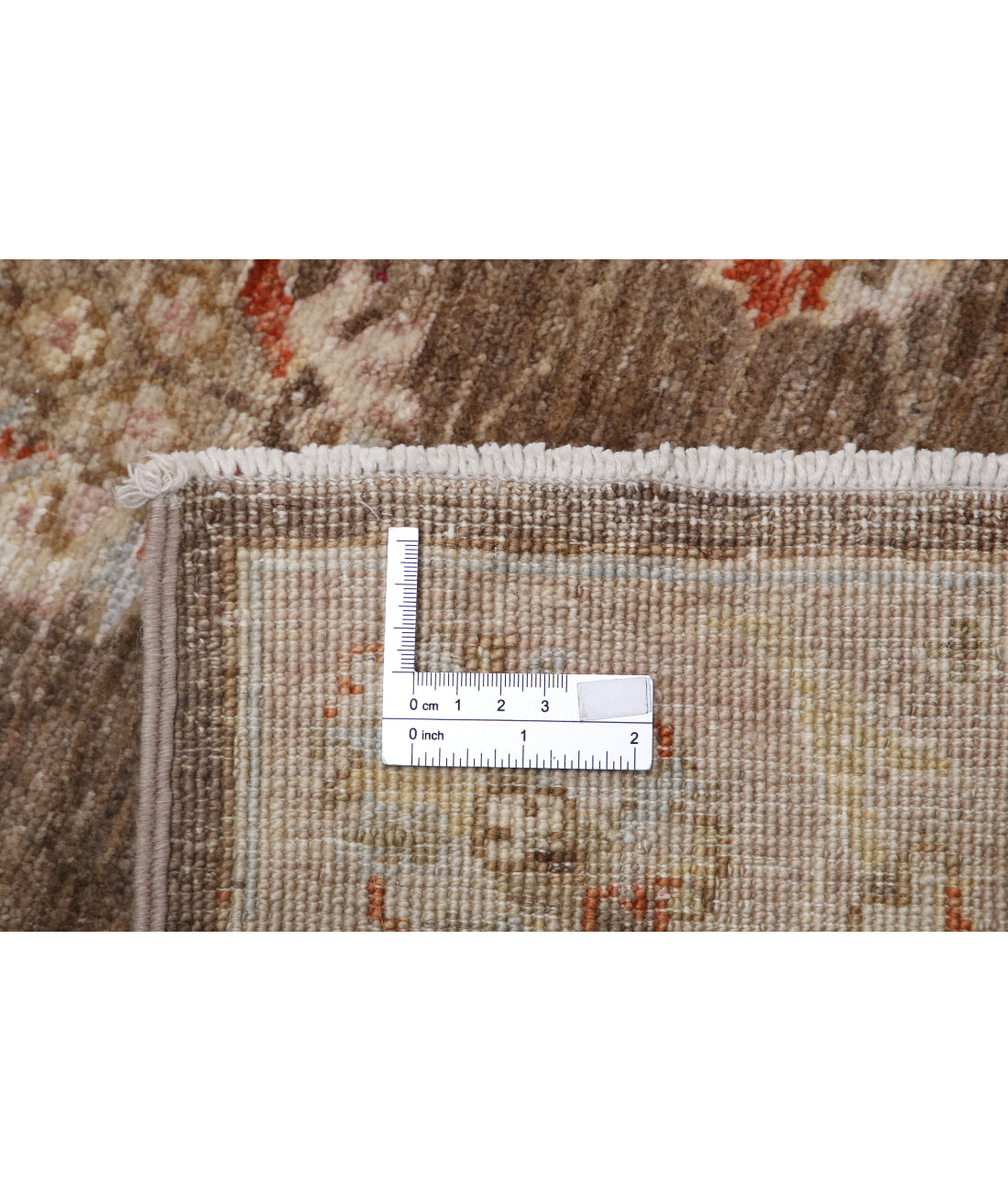 Hand Knotted Ziegler Farhan Wool Rug - 2'7'' x 3'9'' 2'7'' x 3'9'' (78 X 113) / Brown / Brown