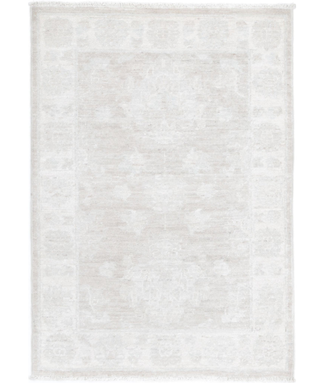 Hand Knotted Serenity Wool Rug - 2&#39;2&#39;&#39; x 3&#39;2&#39;&#39; 2&#39;2&#39;&#39; x 3&#39;2&#39;&#39; (65 X 95) / Brown / Ivory