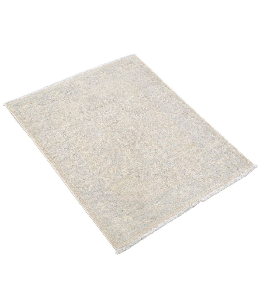 Hand Knotted Serenity Wool Rug - 2'3'' x 2'9'' 2'3'' x 2'9'' (68 X 83) / Brown / Grey