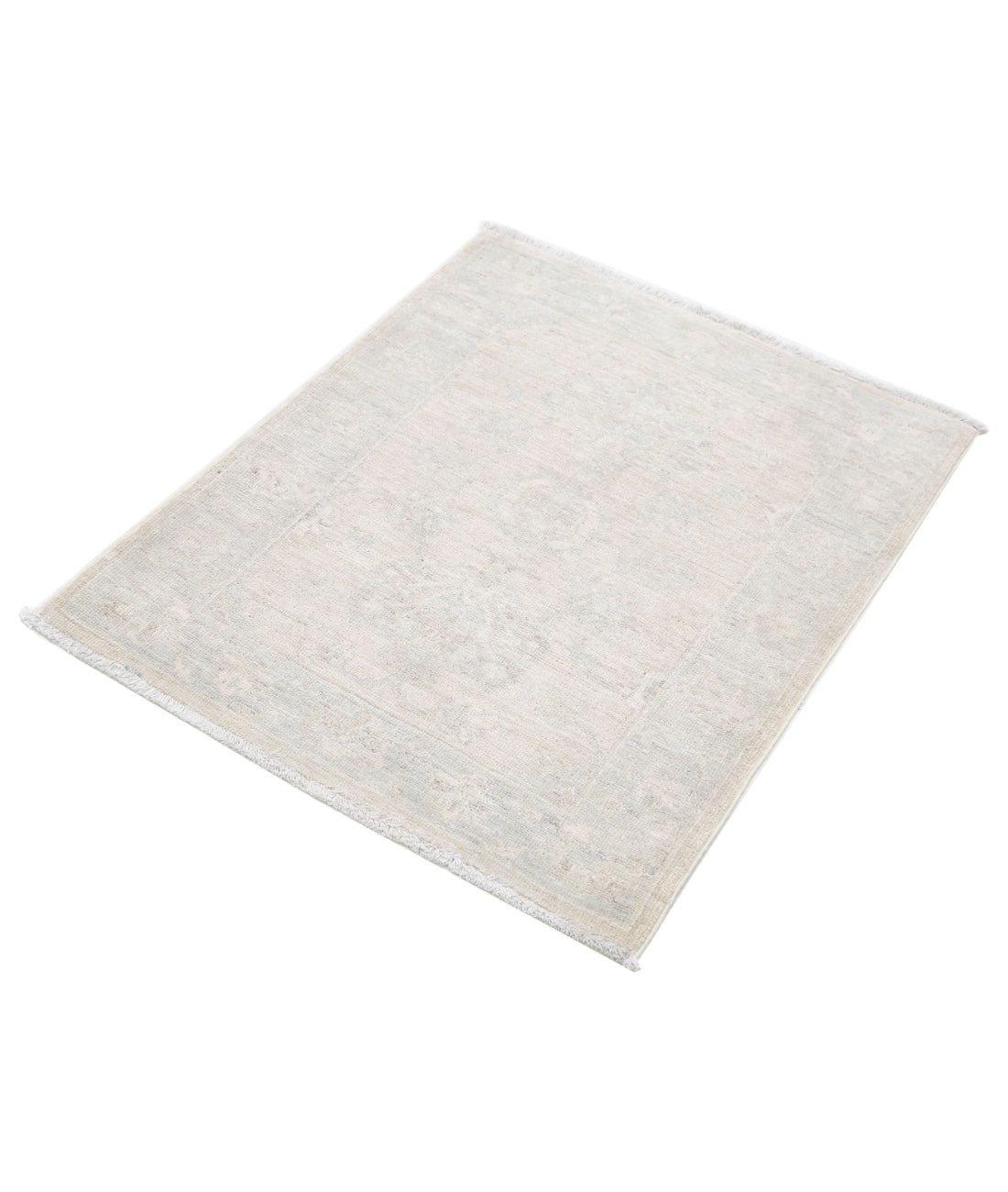 Hand Knotted Serenity Wool Rug - 2'3'' x 2'9'' 2'3'' x 2'9'' (68 X 83) / Brown / Grey