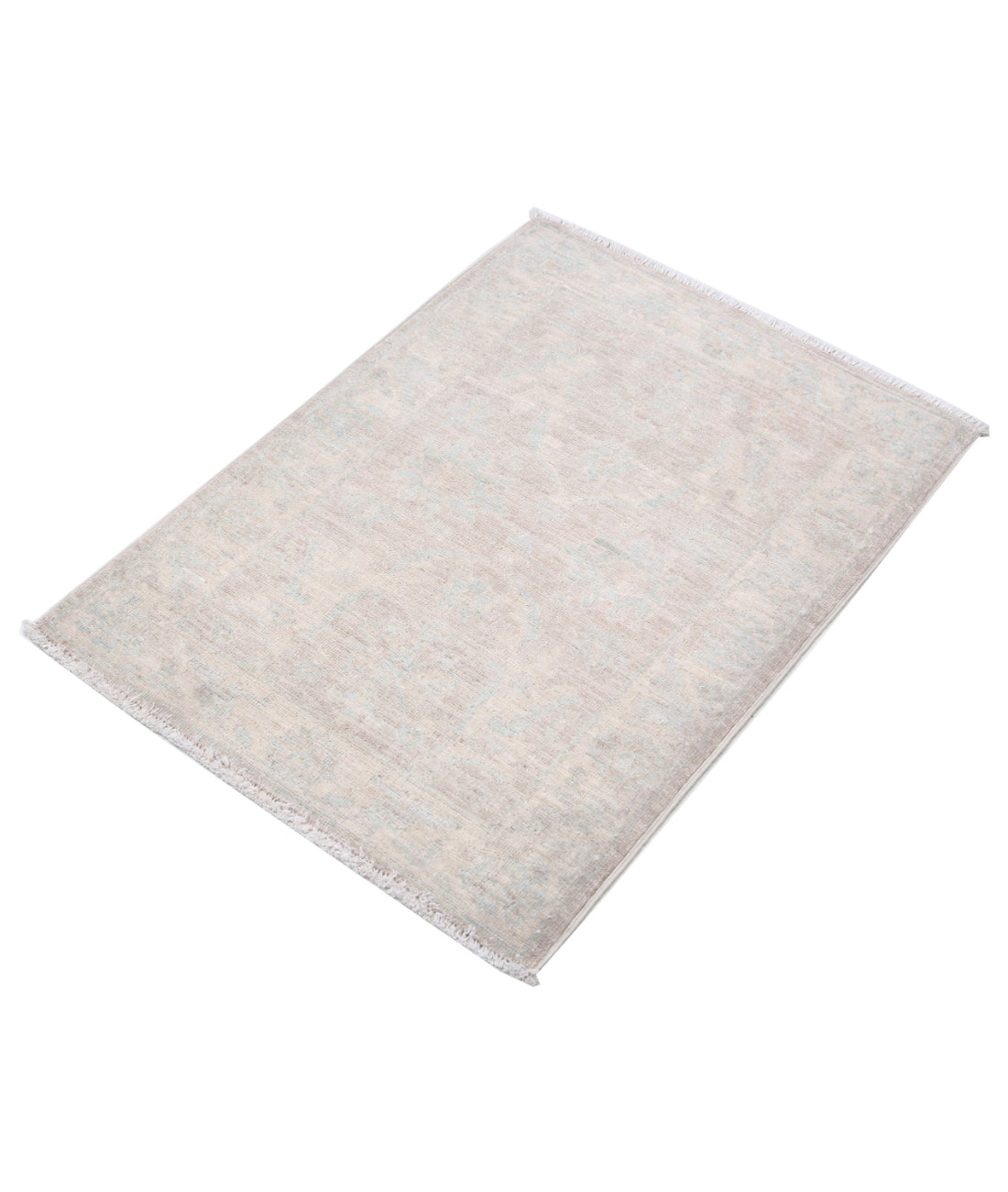 Hand Knotted Serenity Wool Rug - 2'1'' x 2'10'' 2'1'' x 2'10'' (63 X 85) / Brown / Ivory