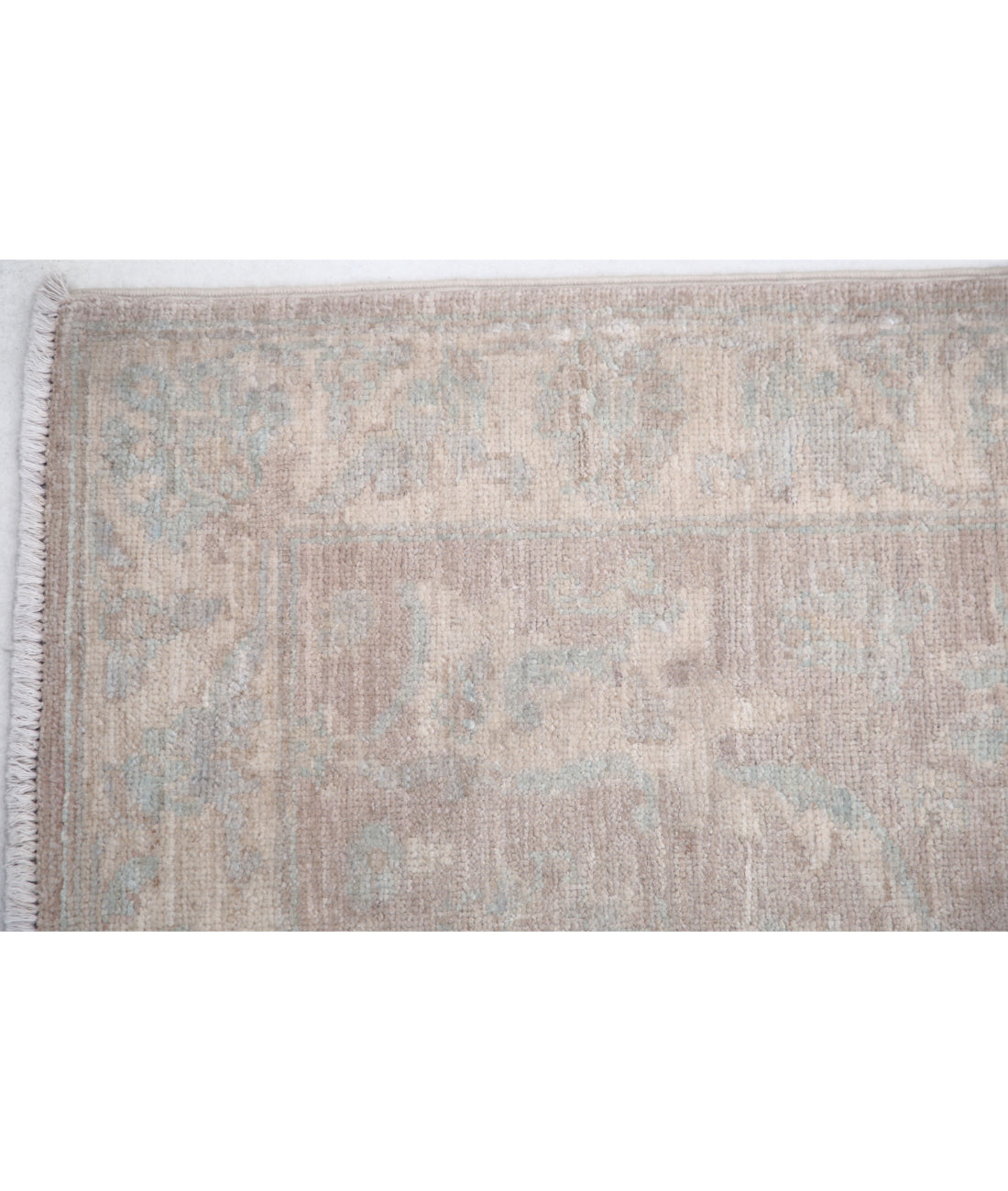 Hand Knotted Serenity Wool Rug - 2'1'' x 2'10'' 2'1'' x 2'10'' (63 X 85) / Brown / Ivory