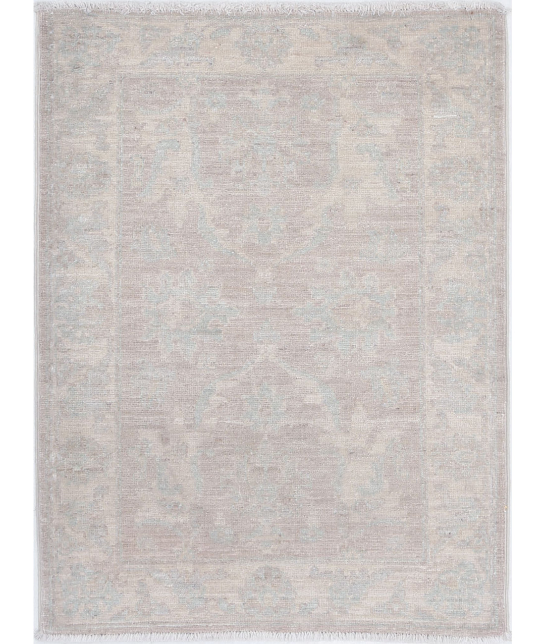 Hand Knotted Serenity Wool Rug - 2&#39;1&#39;&#39; x 2&#39;10&#39;&#39; 2&#39;1&#39;&#39; x 2&#39;10&#39;&#39; (63 X 85) / Brown / Ivory