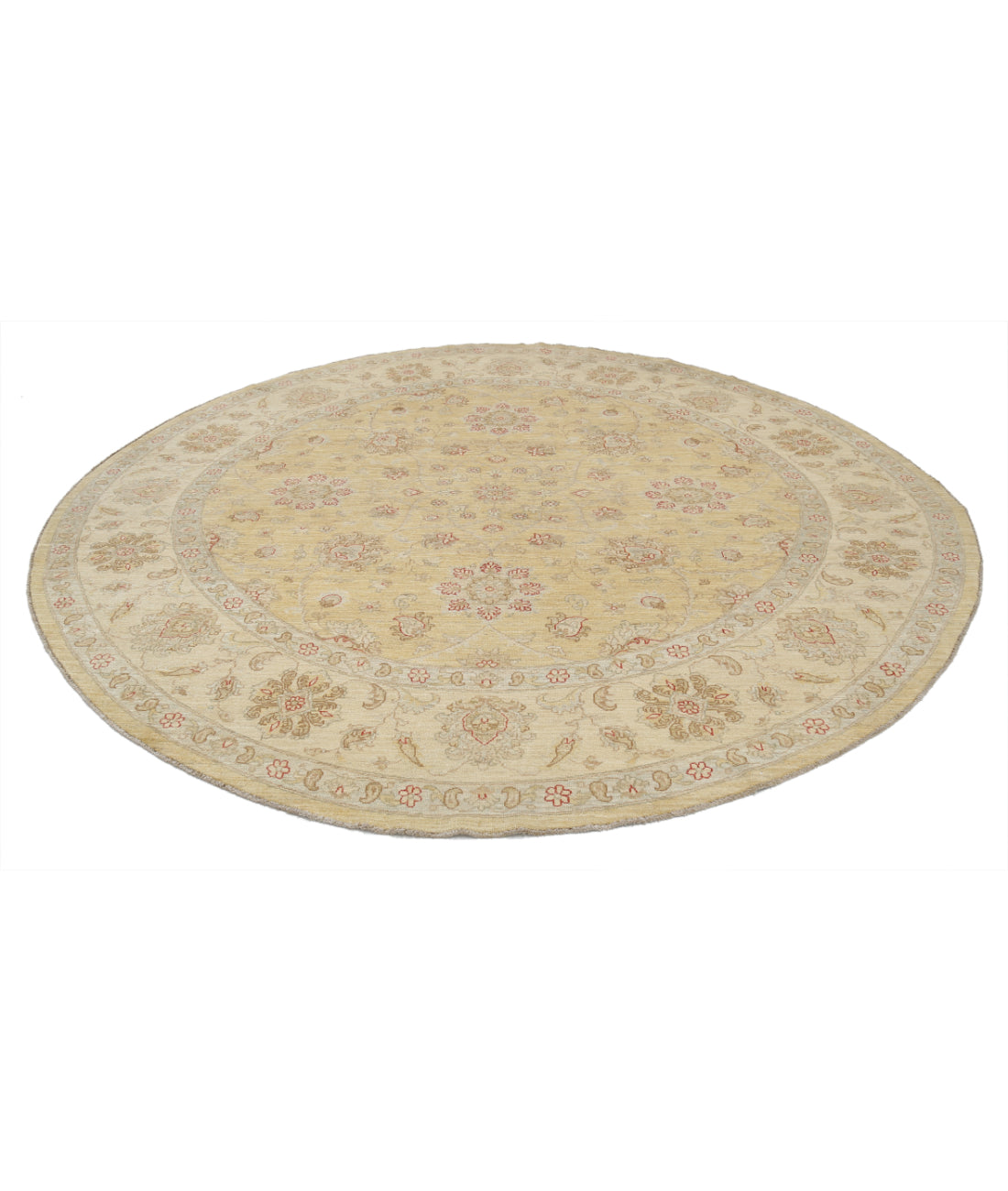 Hand Knotted Serenity Wool Rug - 9'9'' x 9'11'' 9'9'' x 9'11'' (293 X 298) / Gold / Ivory