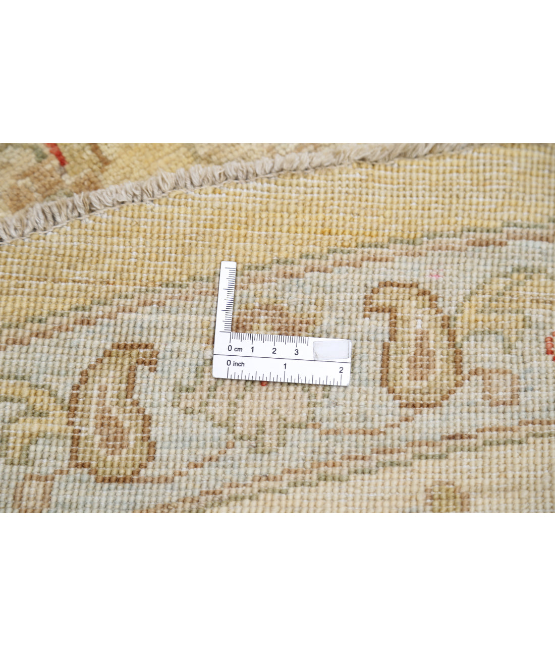 Hand Knotted Serenity Wool Rug - 9'9'' x 9'11'' 9'9'' x 9'11'' (293 X 298) / Gold / Ivory