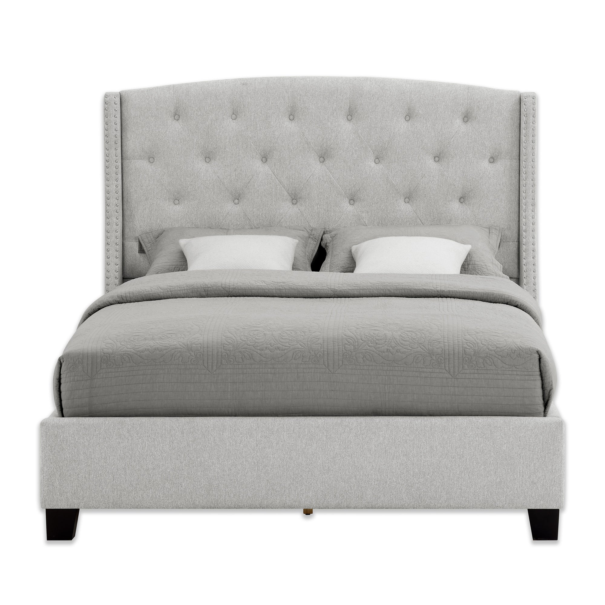 ELLA QUEEN BED  - DOVE