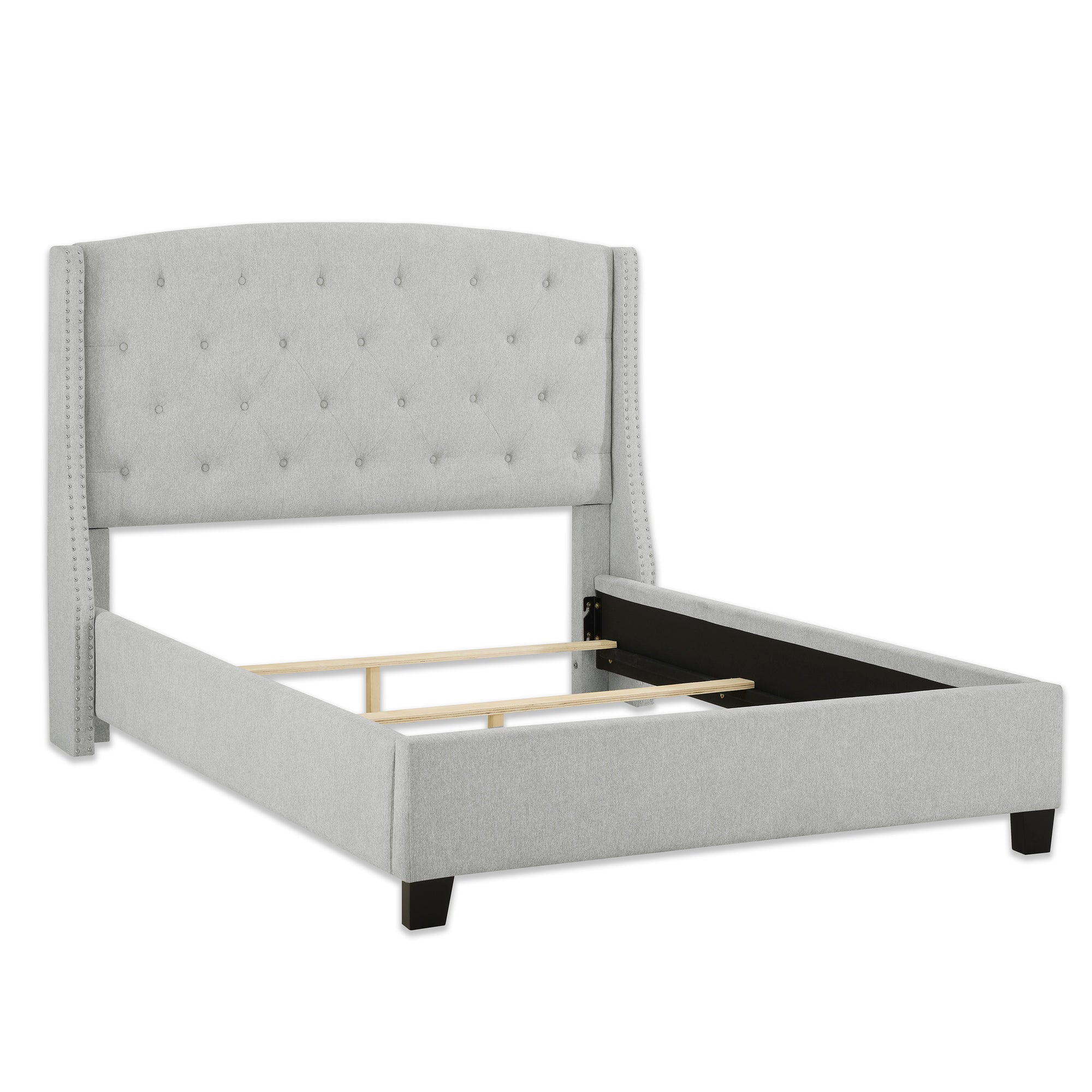 ELLA QUEEN BED  - DOVE