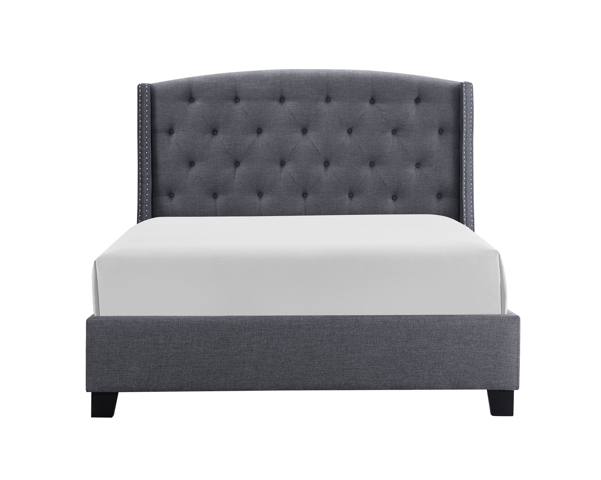 ELLA QUEEN BED - GREY