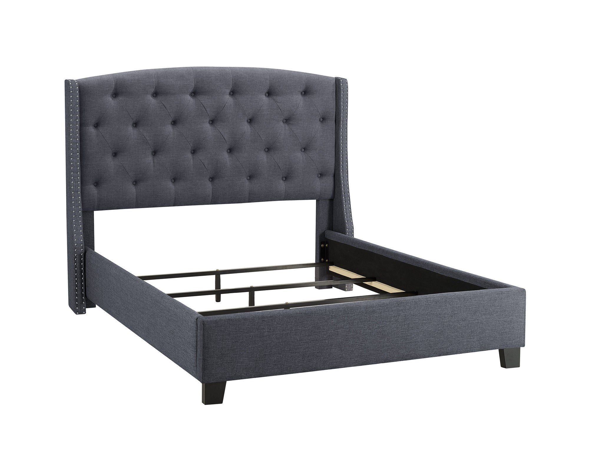 ELLA QUEEN BED - GREY