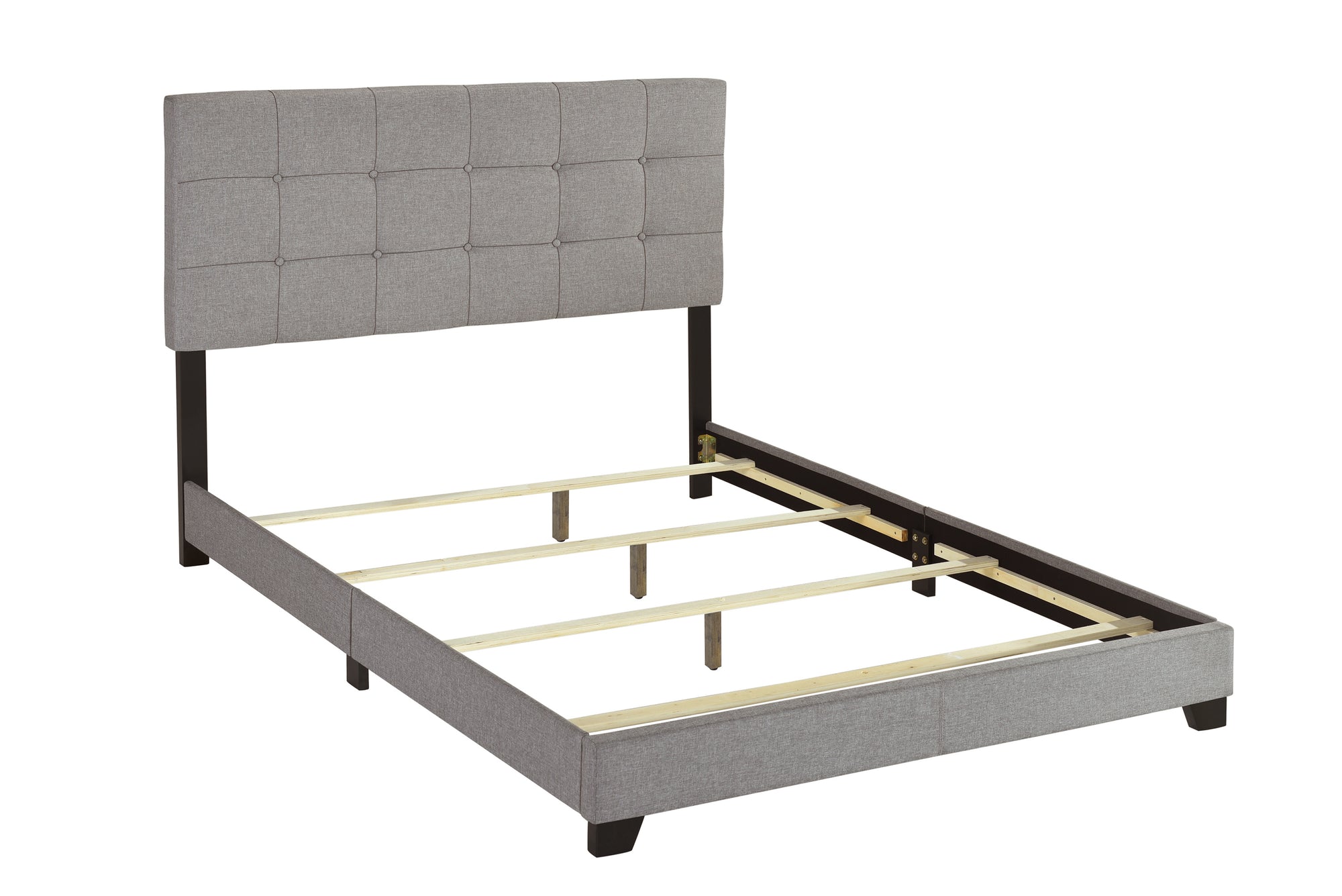 FLORENCE QUEEN BED - GREY