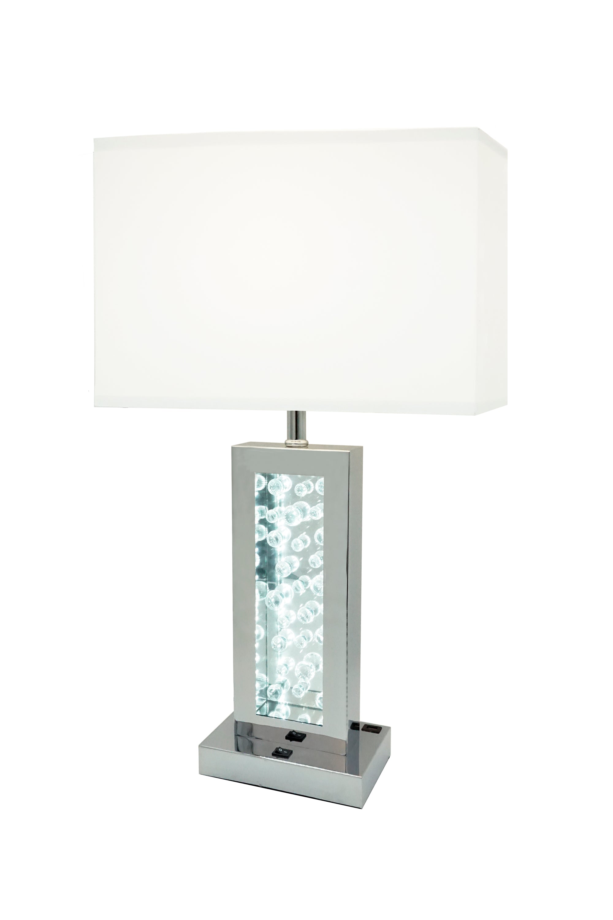 MONICA LAMP CHROME - LED ACCENT