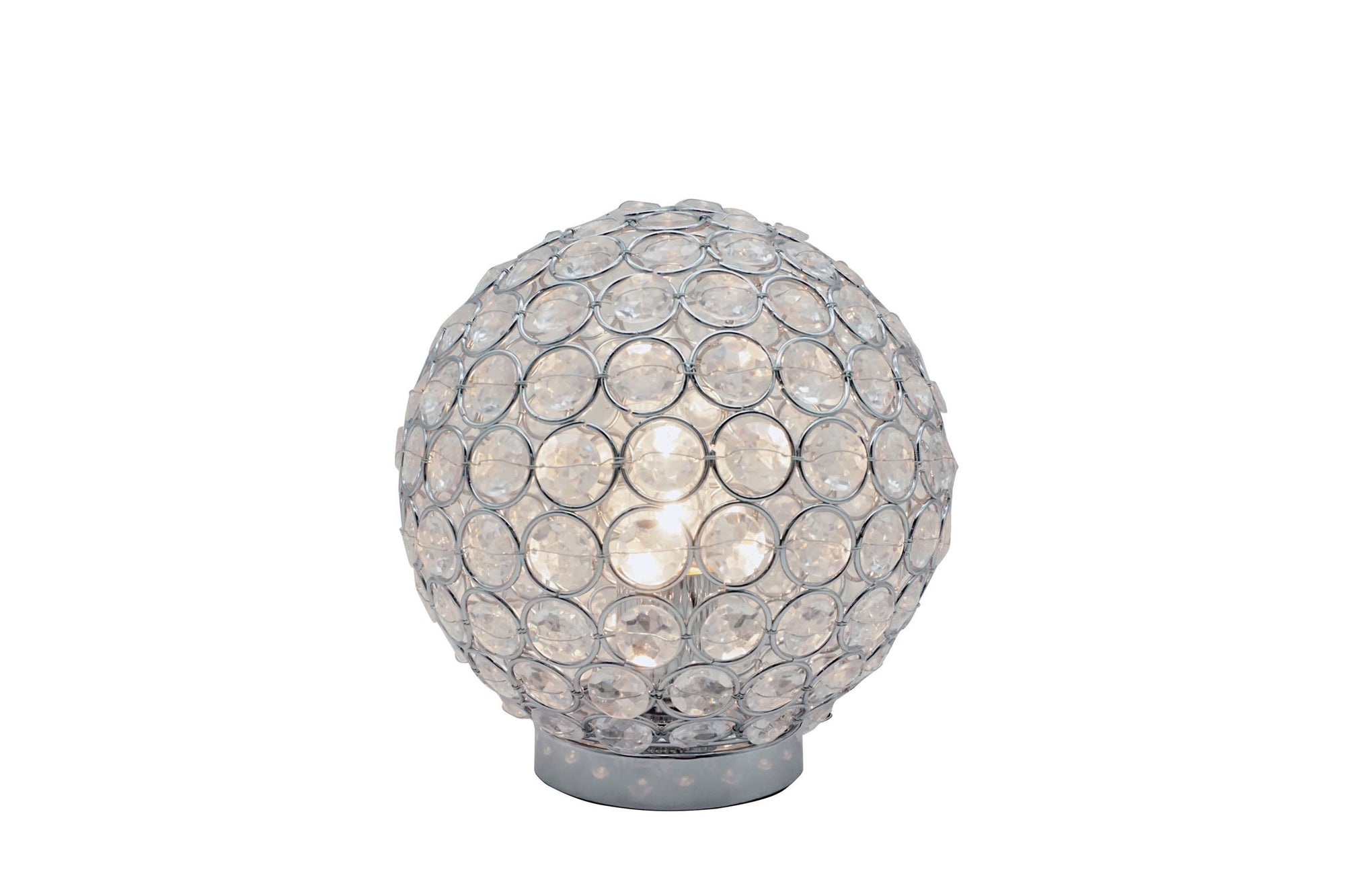 CRYSTAL GLOBE TABLE LAMP