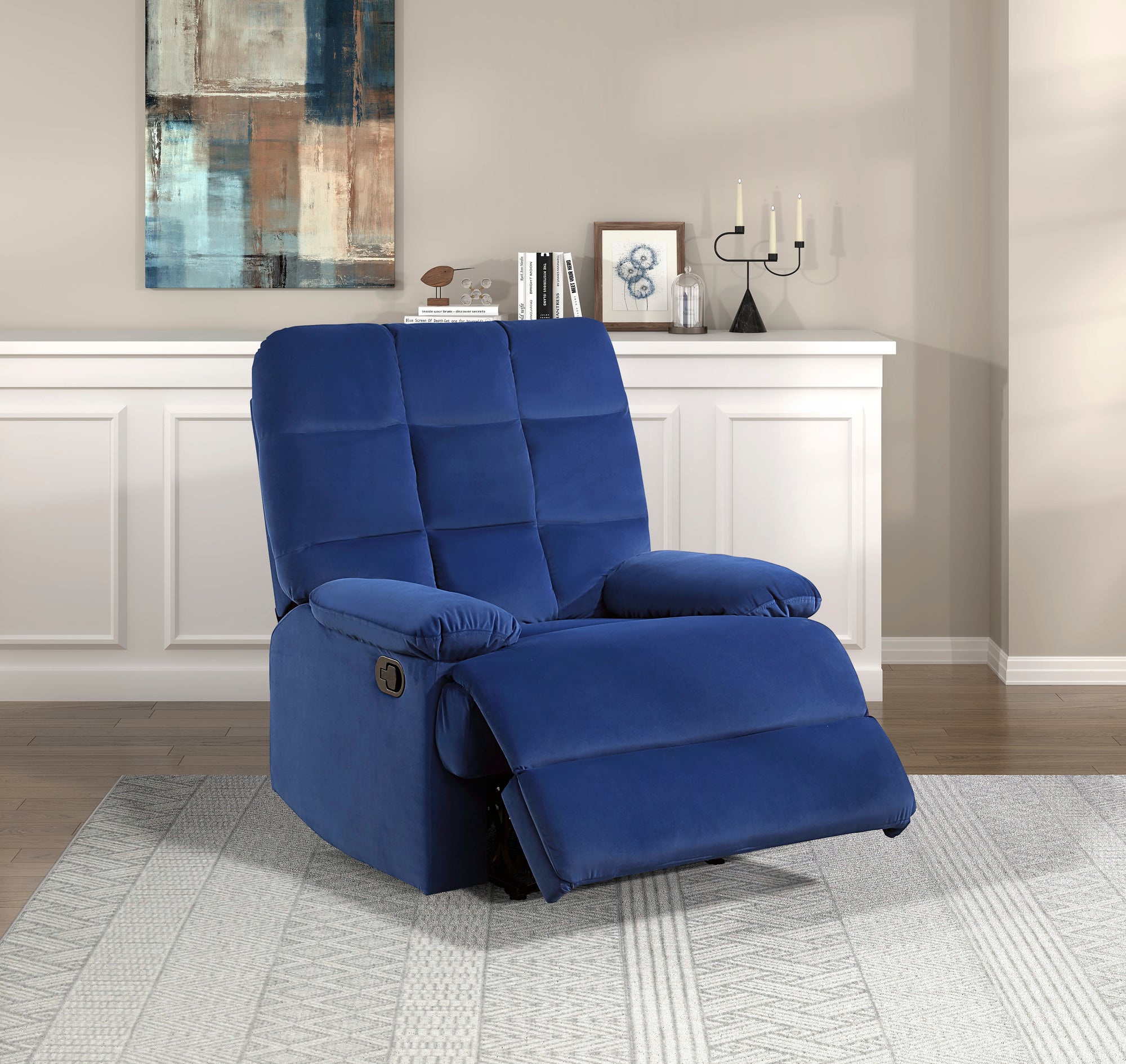 RECLINING CHAIR - BLUE